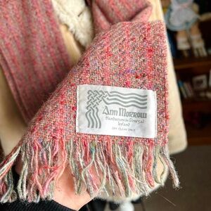 Ann Morrow Handwoven Pink Scarf